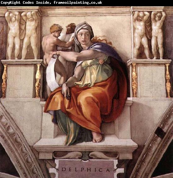 Michelangelo Buonarroti The Delphic Sibyl
